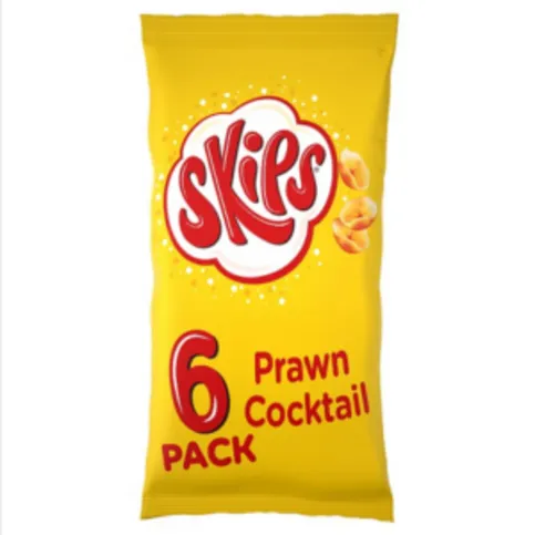 Skips Prawn Cocktail 6 Pack - Multipack Crisps