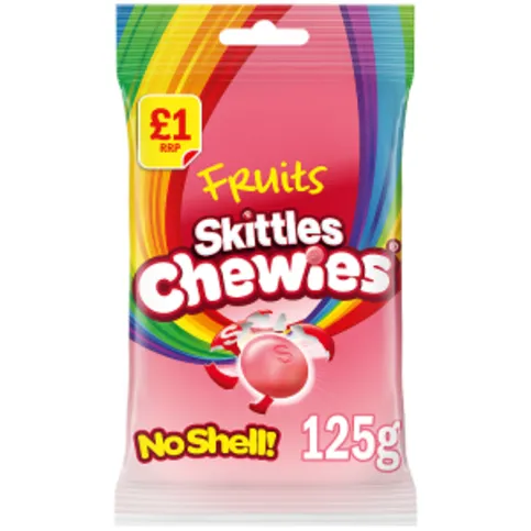 Skittles Chewies Fruits Sweets Treat Bag 125g