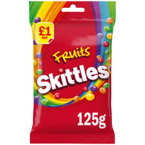 Skittles Fruits Sweets Treat Bag 125g