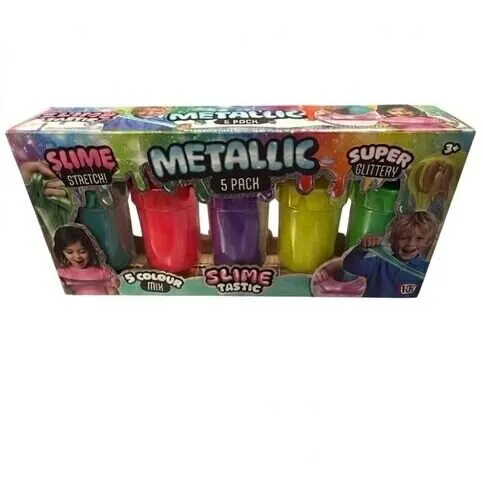 Slime Tastic Metallic 5 Pack