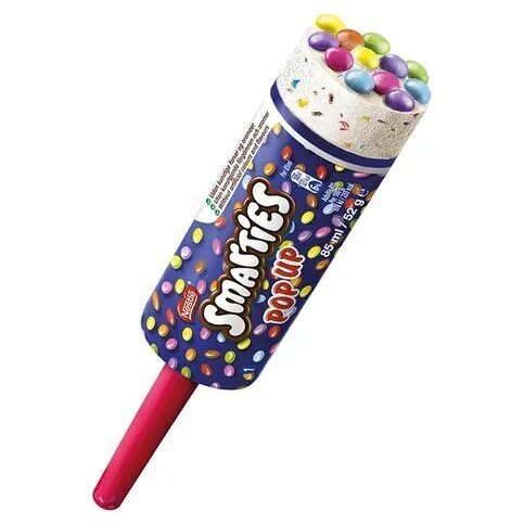 Smarties Pop Up Ice Lolly 85ml
