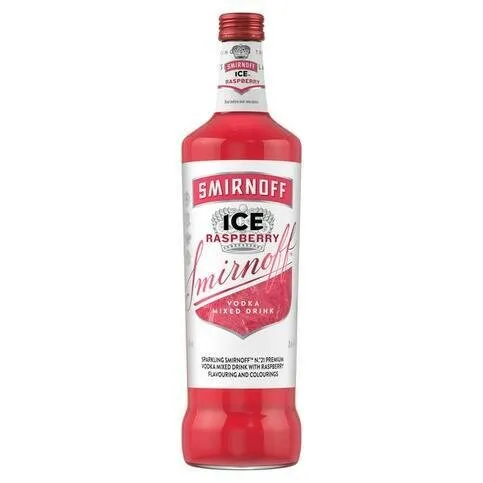 SMIRNOFF ICE RASPBERRY PM£3.85 70CL