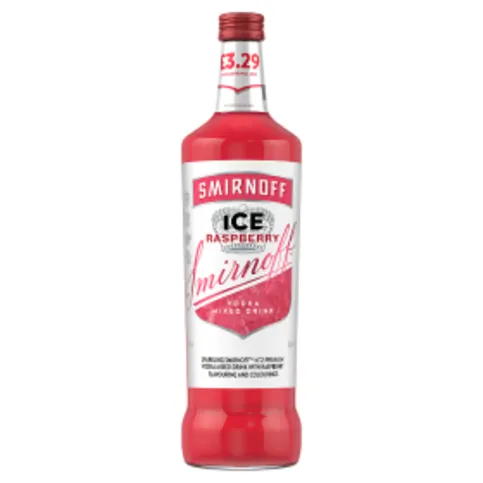 Smirnoff Ice Raspberry 700ml Ready To Drink Premix Bottle