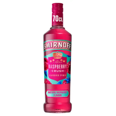Smirnoff Raspberry Crush Vodka Based Flavoured Spirit Drink 35% vol 70cl