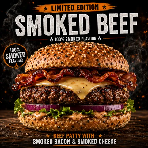 Smoked cheese Burger 