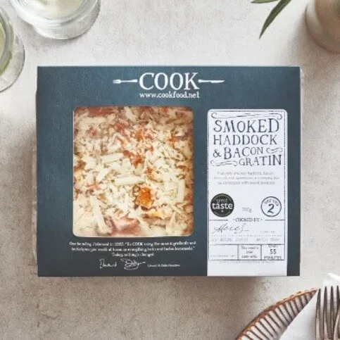 Smoked Haddock Bacon Gratin
