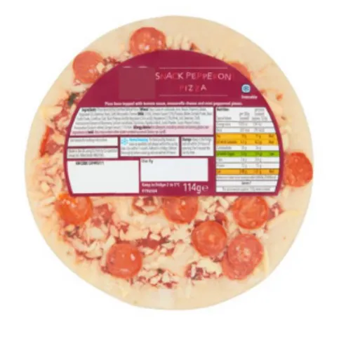 Co Op Snack Pepperoni Pizza 119g