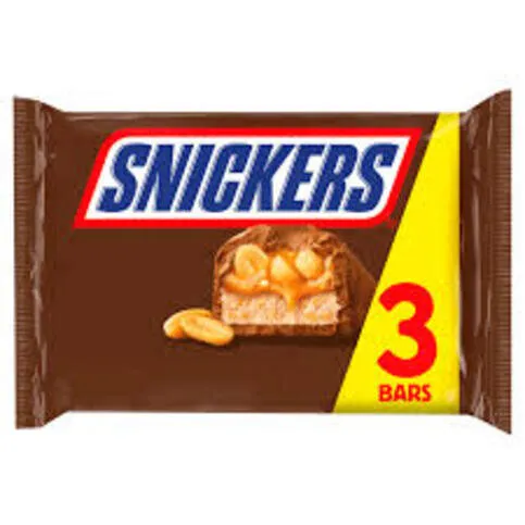 Snickers, 3x snacksize bars