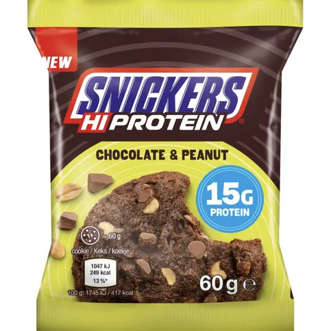 Snickers Hi-Protein Chocolate & Peanut 60g