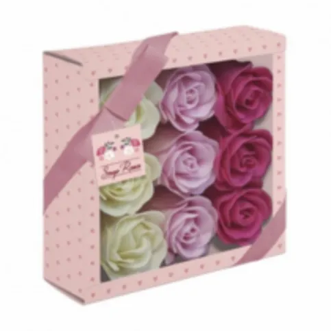 Soap Roses 9 Pack PINK