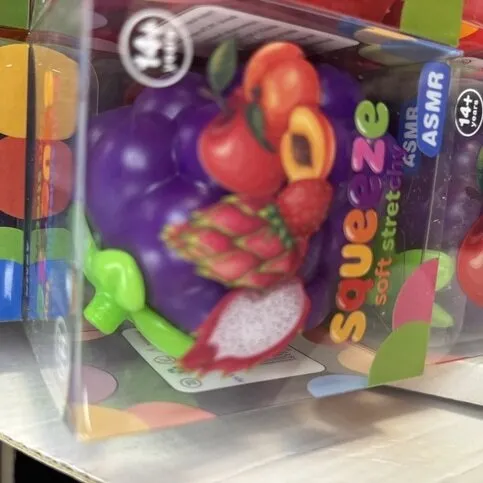 Soft Squeeze Grape Squishy Toy 