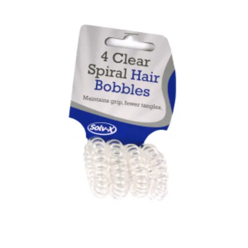 Solv-x Clear Spiral Bobbles