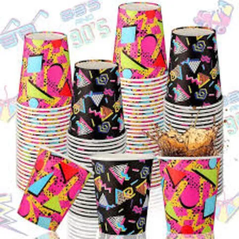 SOLV-X paper party cups 8ps 