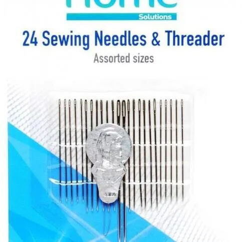 Solv-x Sewing Needles & Threader 24 pack