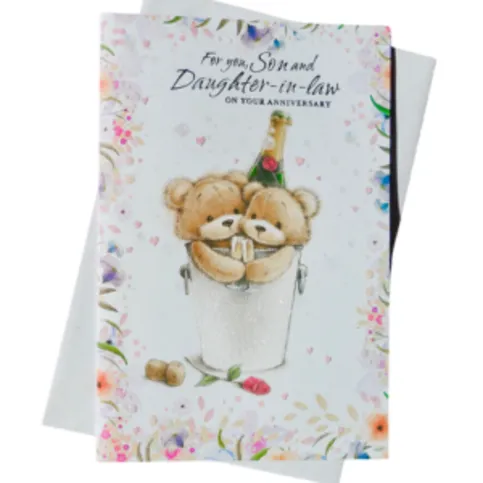 Son And Daughter In Law On Your Anniversary Card
