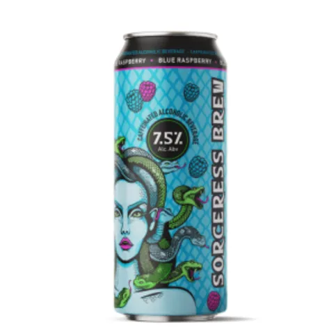 SORCERESS BREW BLUE RASPBERRY 500ml