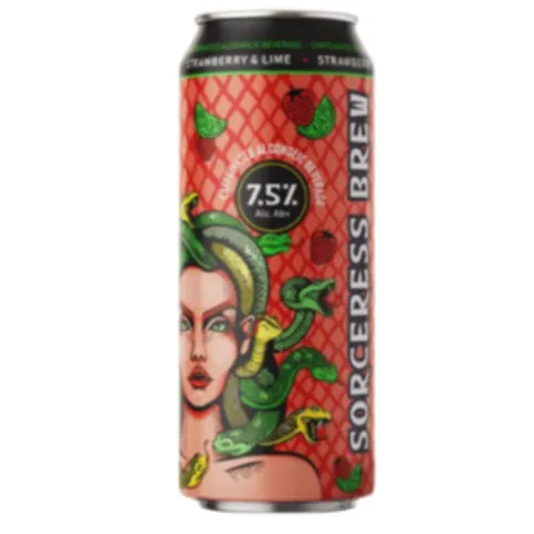 Sorceress Brew Strawberry Lime 500ml