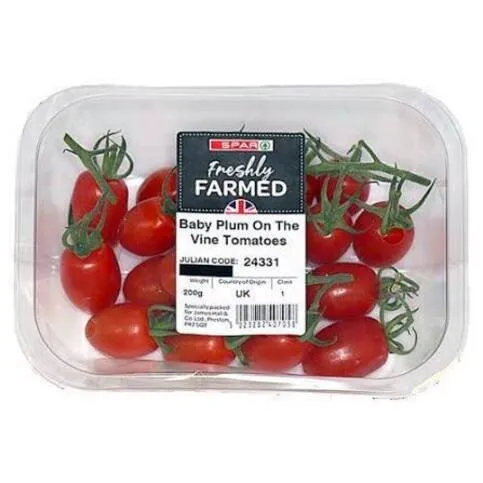 SPAR baby plum on vine 200g