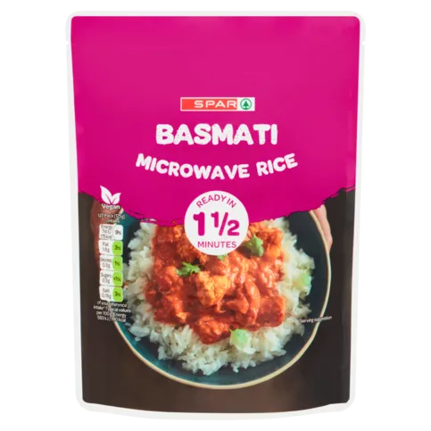 Spar Basmati Microwave Rice 250g