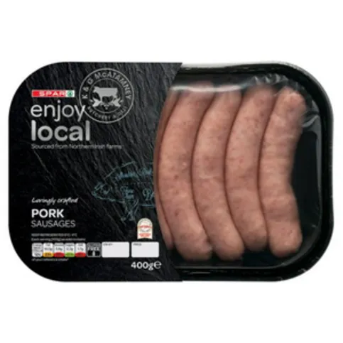 Spar Butchers Sausages 400g