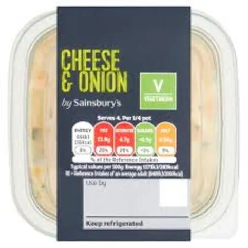 SPAR cheese onion filler 220g