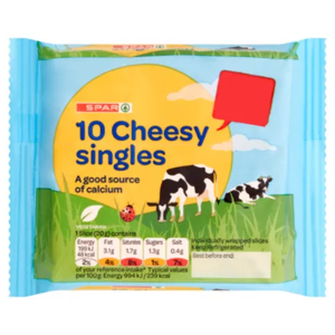 Spar Cheese Singles 10 Pack