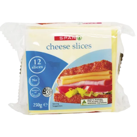CHILLED: SPAR CHEESE SLICES 170G