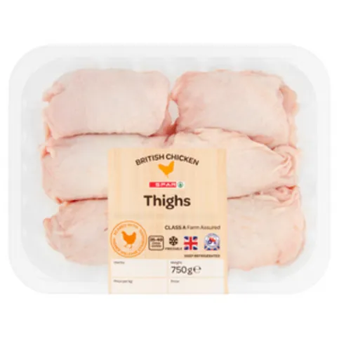 SPAR Chicken Thighs PMP 4.25 750g