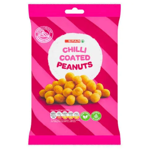 Spar chilli coat peanut 200g