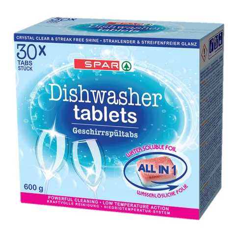Spar Dish Washing Tablets 30 pack