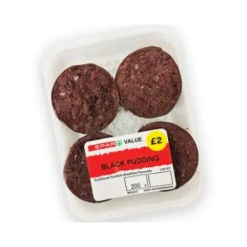 Spar E V Black Pudding 4 S