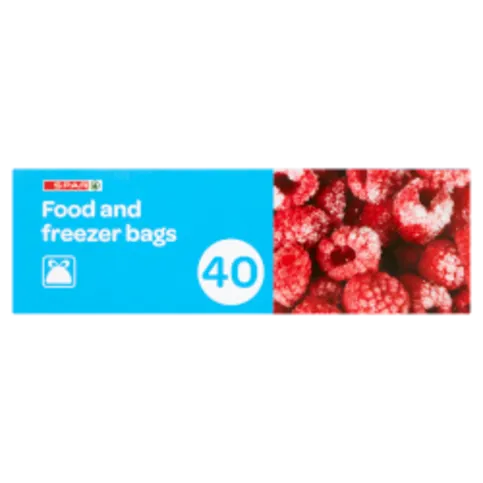 SPAR FOOD AND FREEZER BAGS 40S