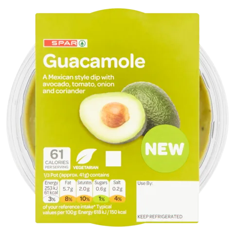 Spar Guacamole Dip 125g