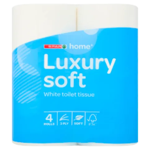 SPAR HOME+ LUXURY SOFT WHITE TOILET TISSUE 3PLY