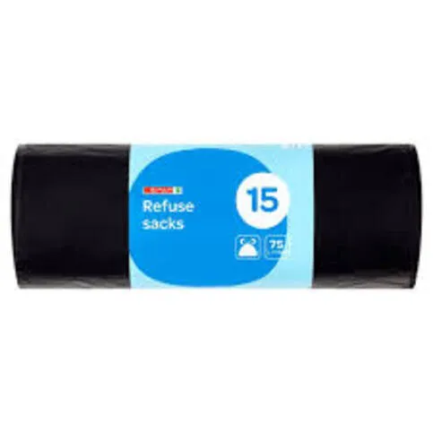 Spar large refuse sacks 15pk