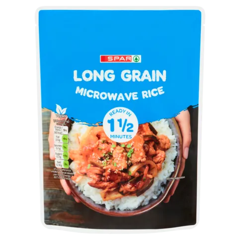 Spar Long Grain Microwave Rice 250g