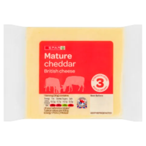 CHILLED: SPAR MATURE WHITE CHEDDAR 200G