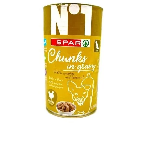 SPAR N1 DOG FOOD CAN POULTRY 1.24KG