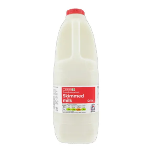 Spar Pasteurised Skimmed Milk 2L