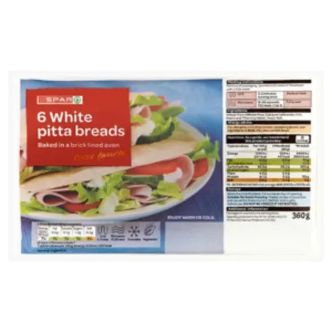Spar Pitta Breads