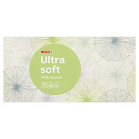 Spar Reg. Facial Tissue 72 Pack