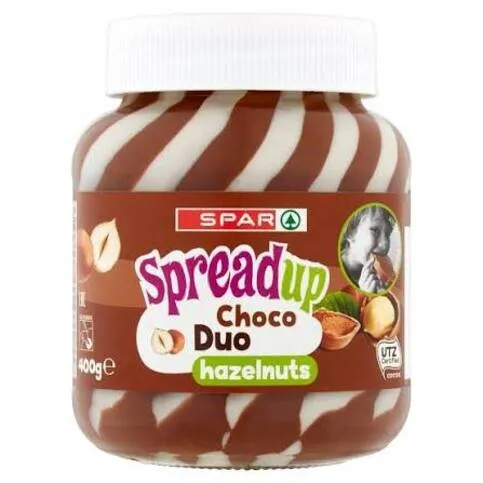 SPAR spread up chocolate duo 400g