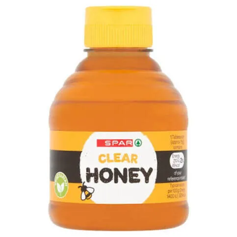 SPAR  squeezy clear honey 340g