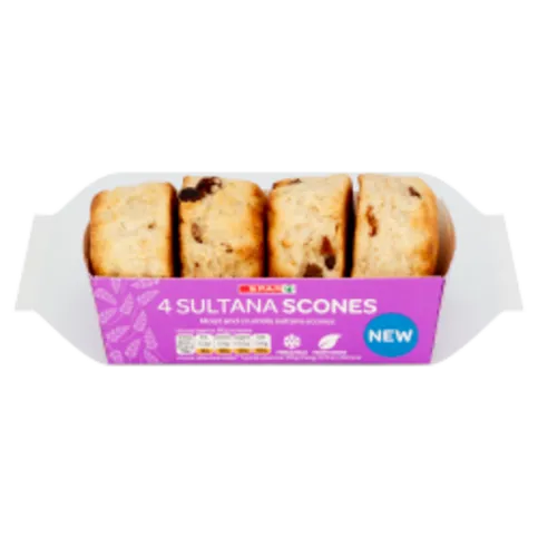 CHILLED: SPAR SULTANA SCONES 4PK