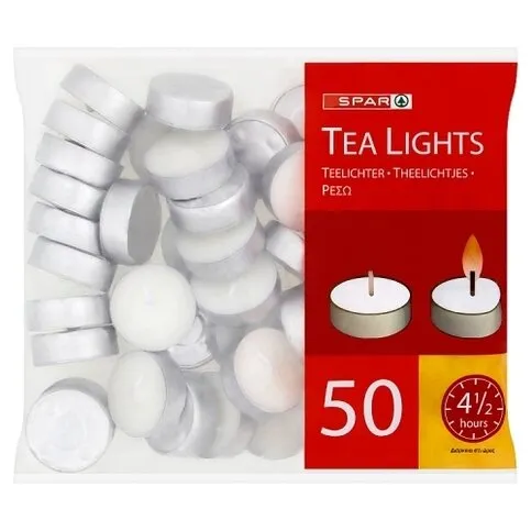 Spar Tealights 50 Pack