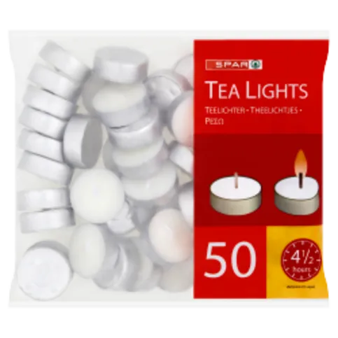 SPAR TEA LIGHTS 50S