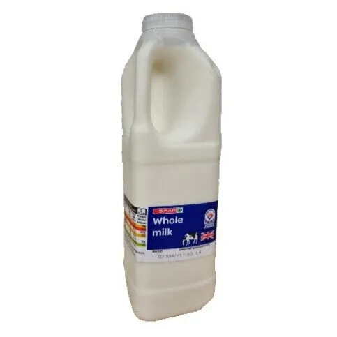 Spar Whole Milk 1L