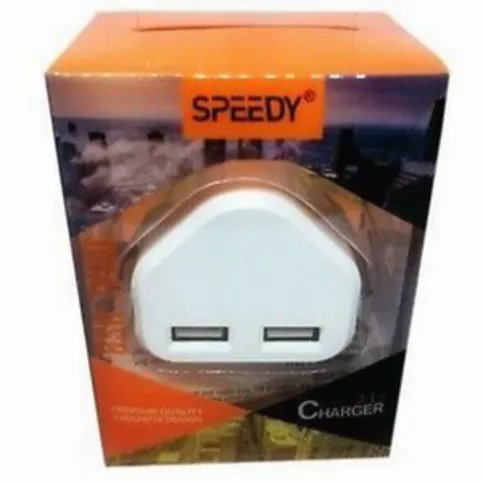 Speedy Dual Usb Charger Plug