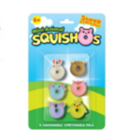 Squishy Animals 6 Pieces