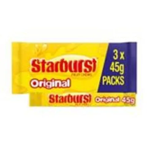 Starburst Original Fruits, 3x full-size packs